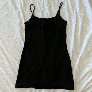 H&M Basic black tank top dress